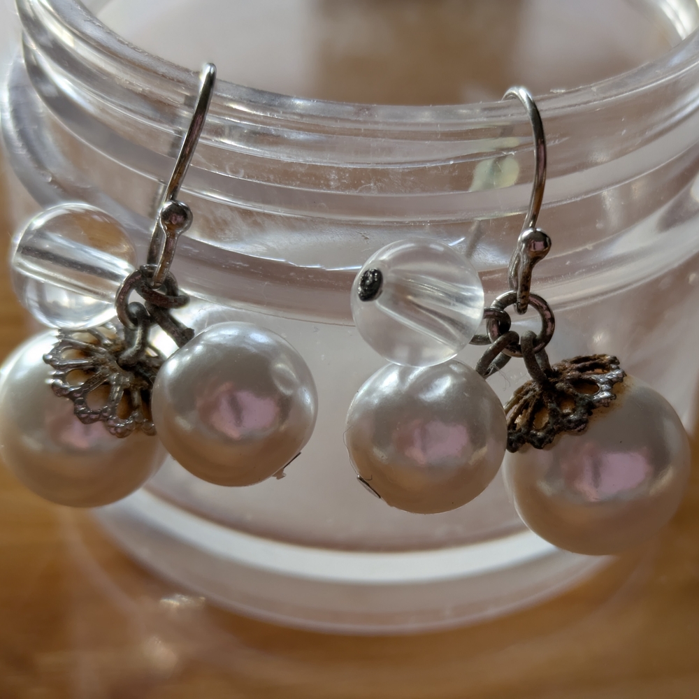 Elegant Pearl Drop Earrings